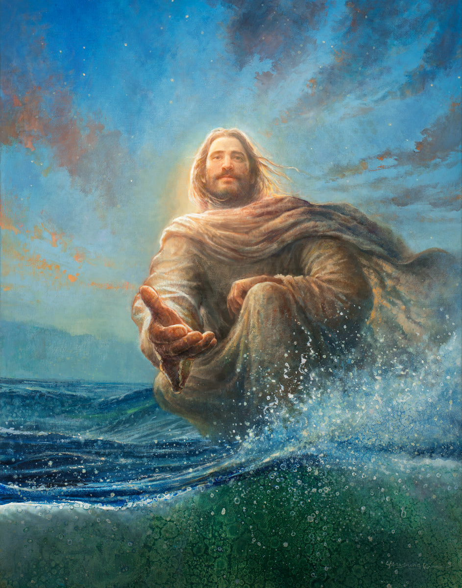 God of Wonders by Yongsung Kim features Jesus Christ viewed from