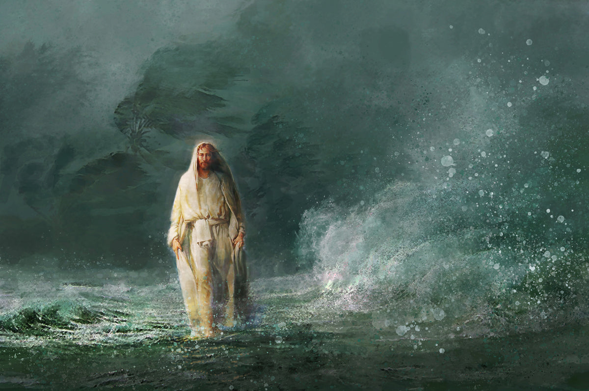 湖の上を歩くイエス（Jesus Walking on the Sea）２oz銀貨 2020 Biblical Series | Jesus Walking on the Sea 2 oz Silver Coin