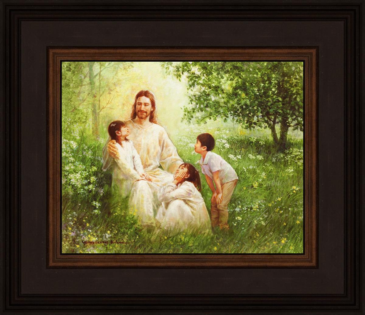 Christ with Asian Children