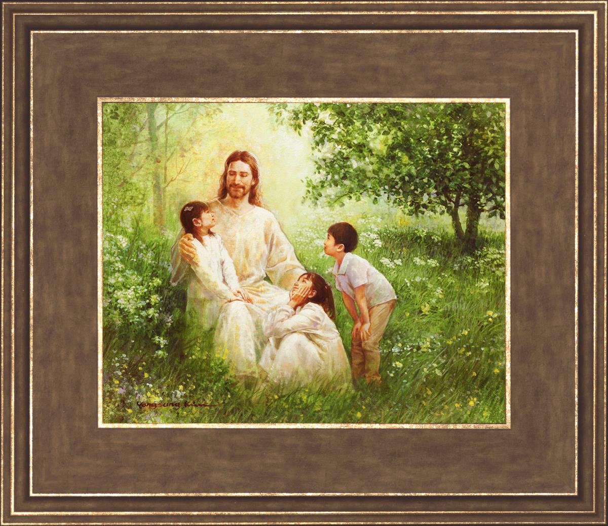 Christ with Asian Children