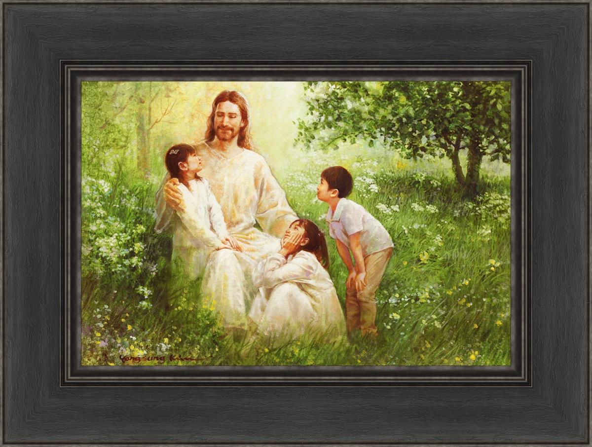 Christ with Asian Children