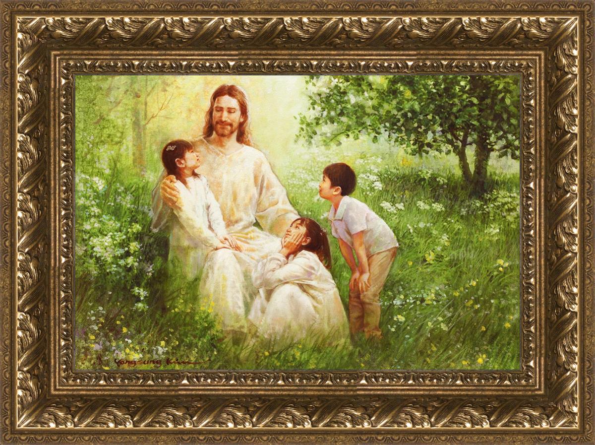 Christ with Asian Children