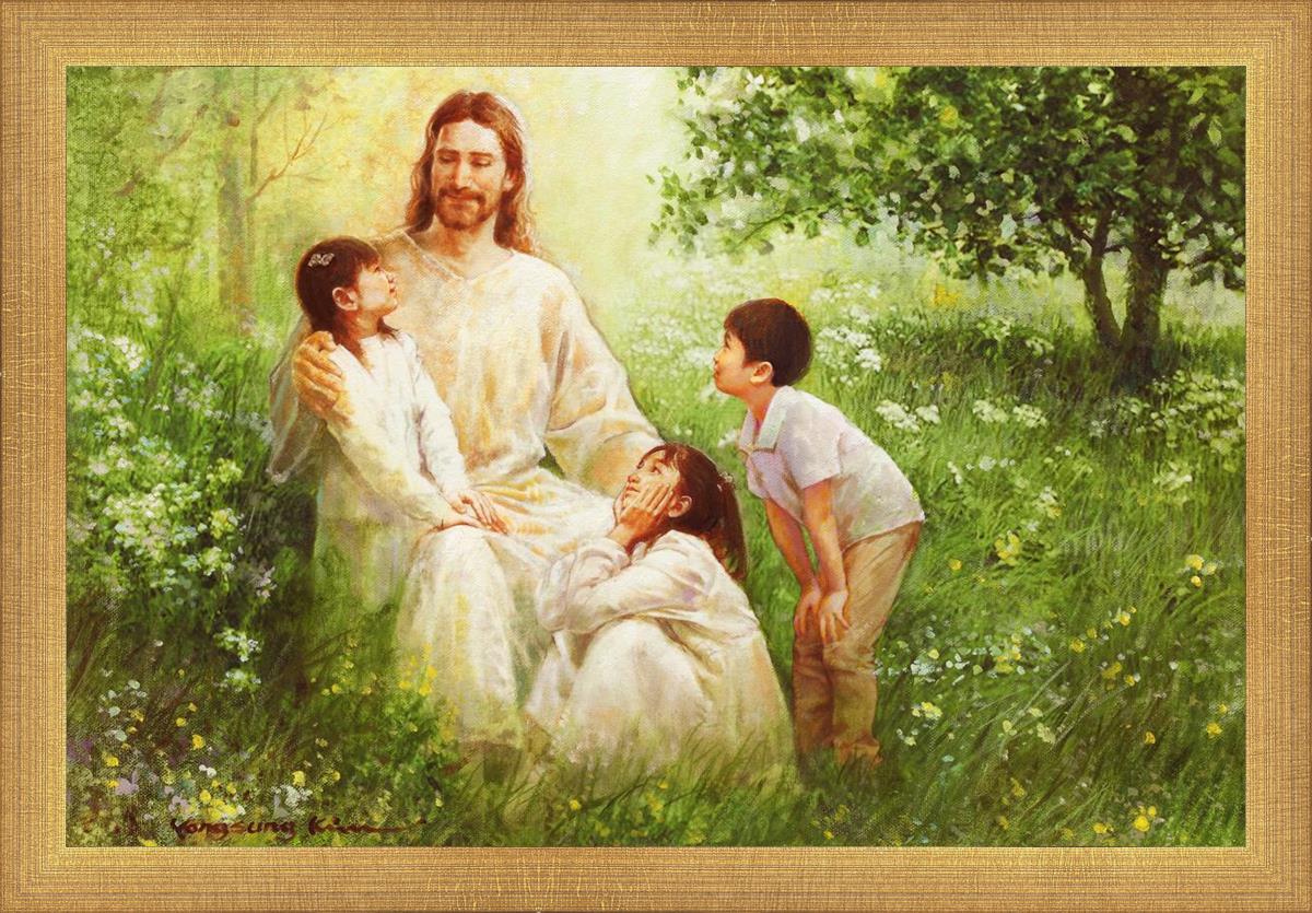 Christ with Asian Children