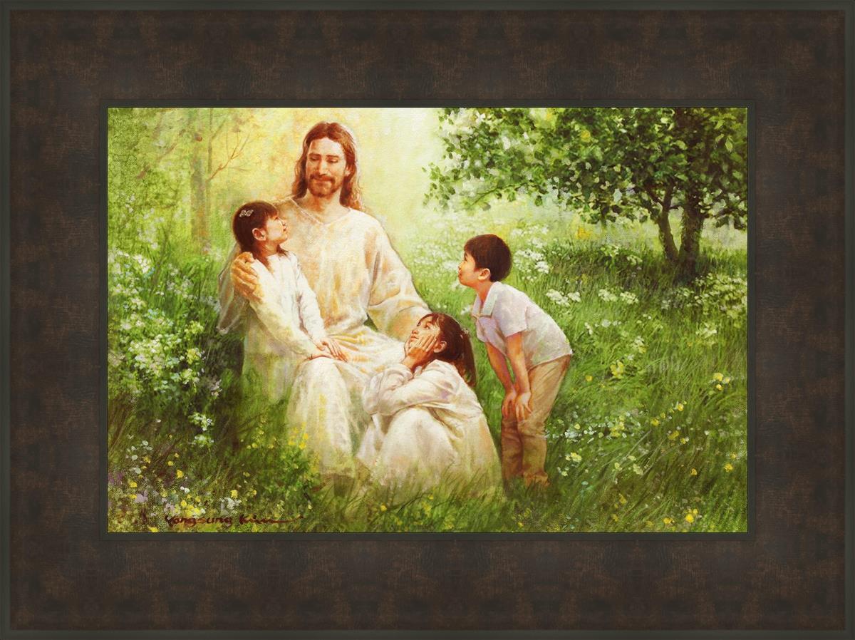 Christ with Asian Children