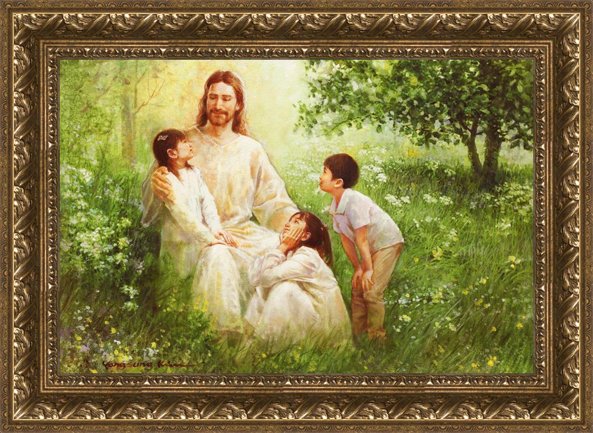 Christ with Asian Children