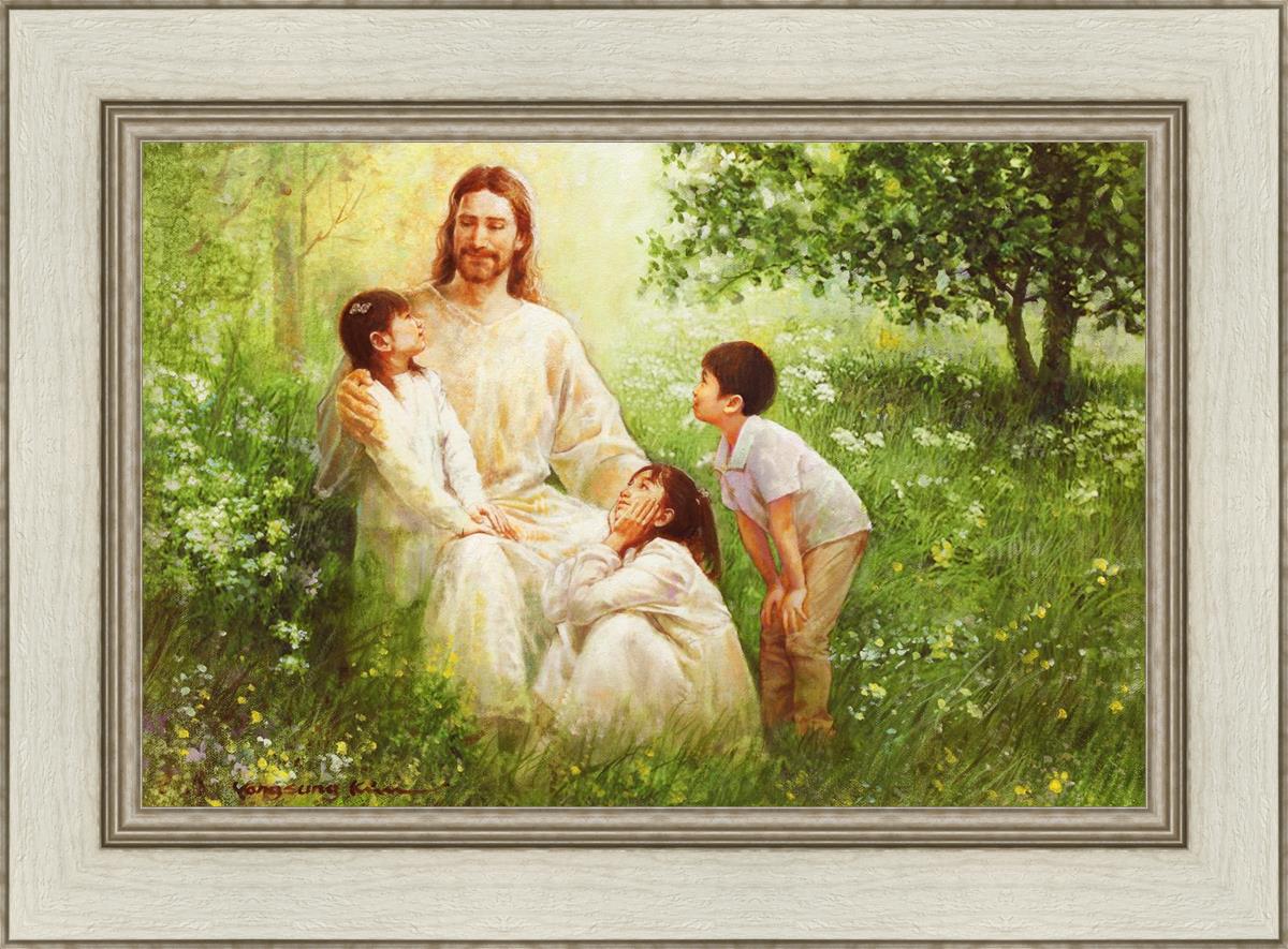 Christ with Asian Children