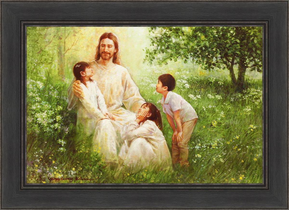 Christ with Asian Children