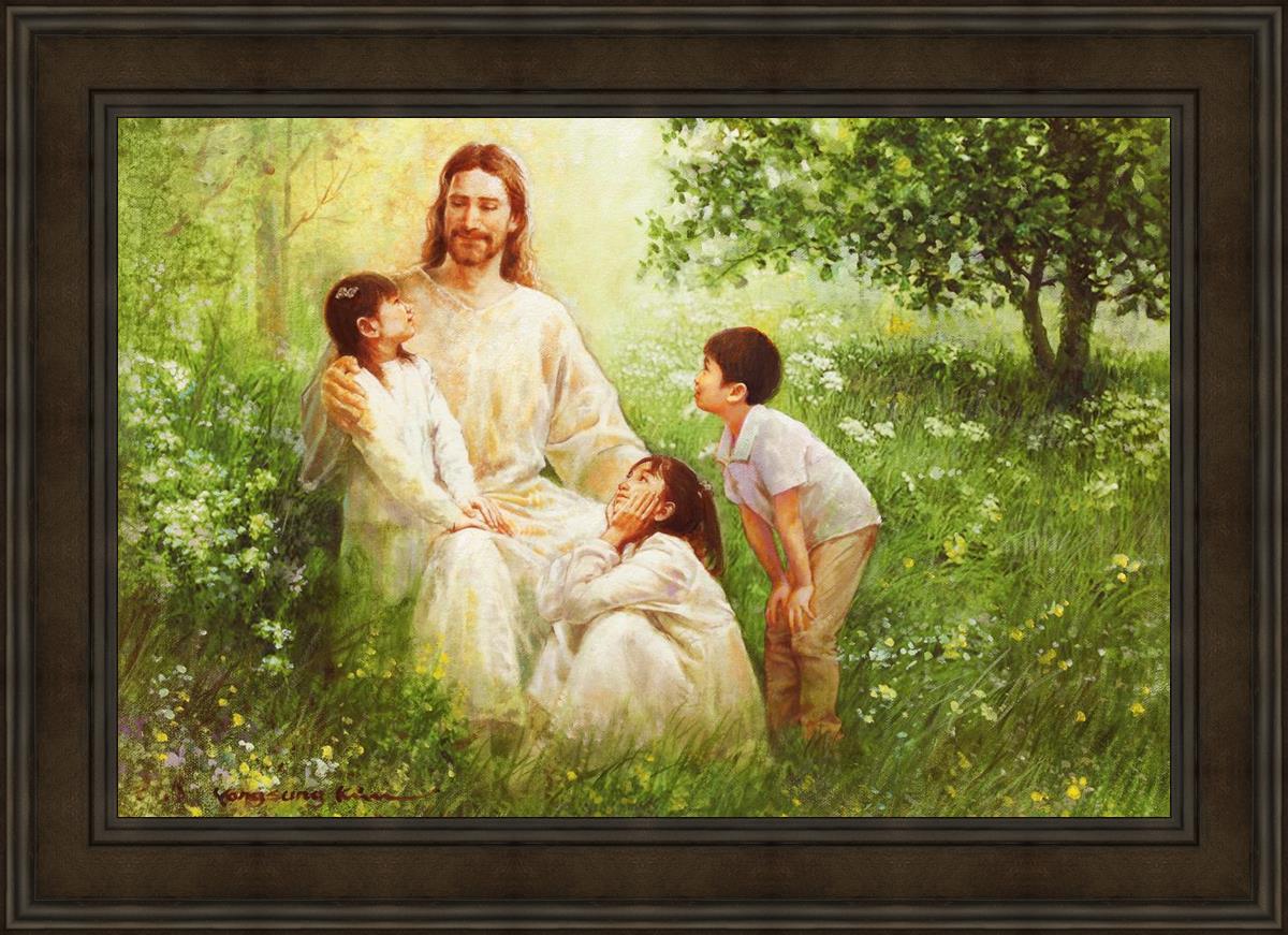 Christ with Asian Children