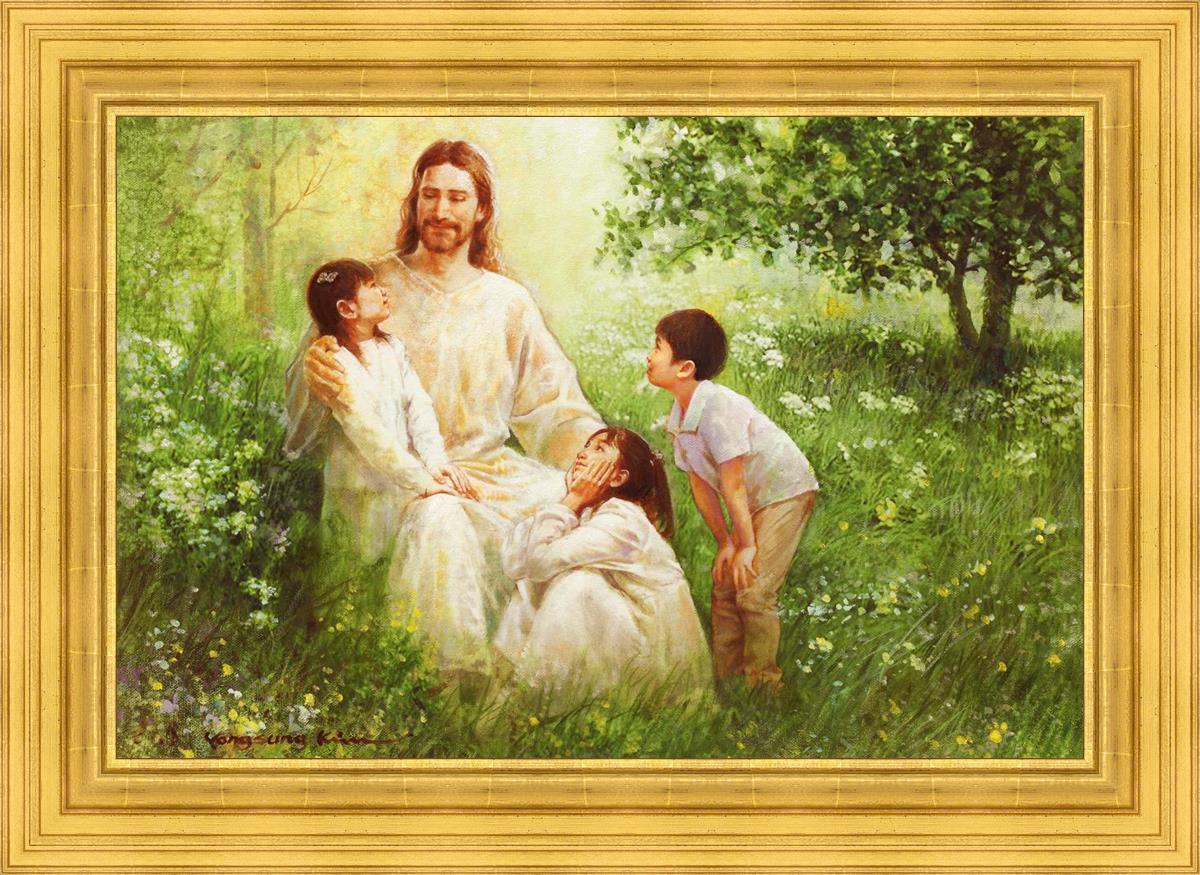 Christ with Asian Children