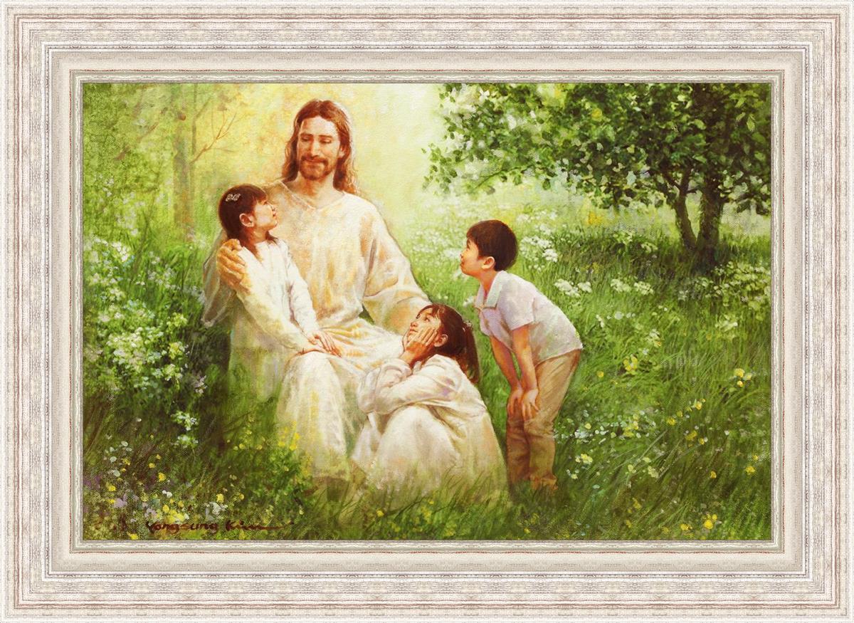 Christ with Asian Children