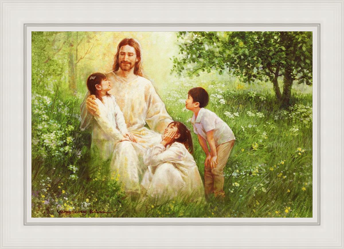 Christ with Asian Children