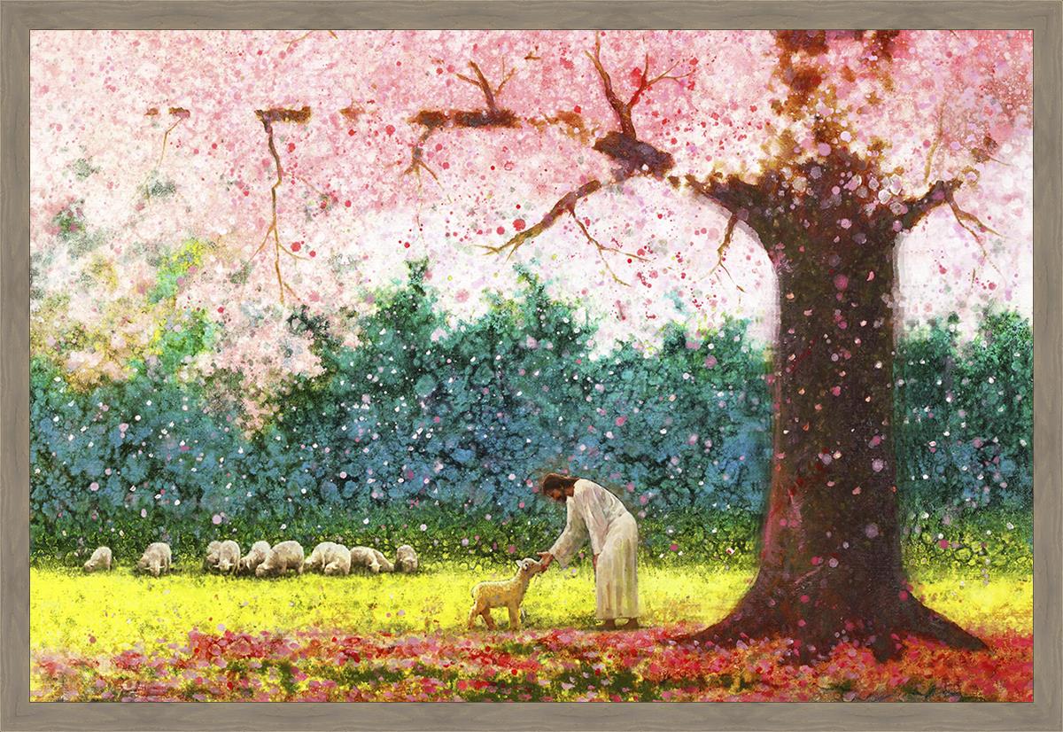 In Green Pastures Large Wall Art