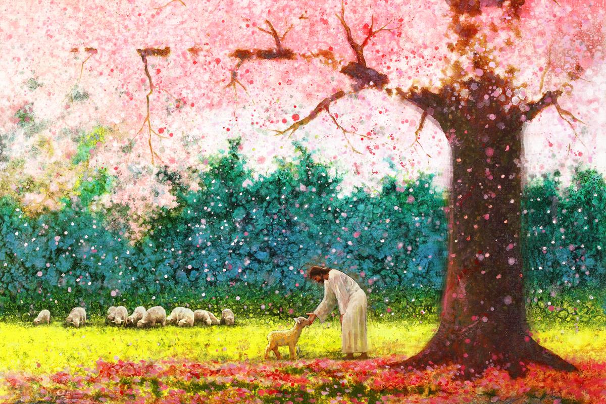 In Green Pastures by Yongsung Kim – Christ.org