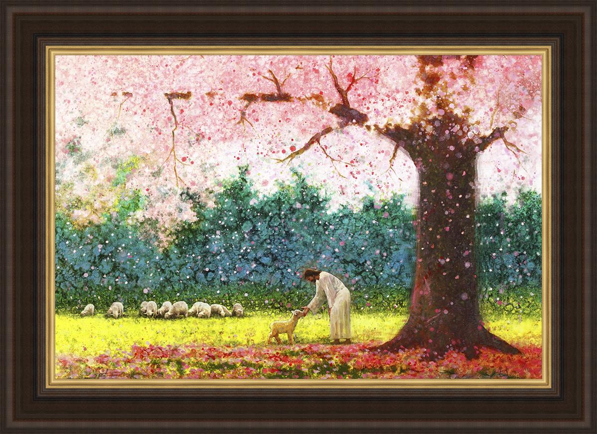In Green Pastures Large Art - Painting - Yongsung Kim | Havenlight ...