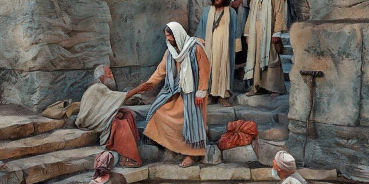 Jesus Heals A Lame Man At Pool of Bethesda