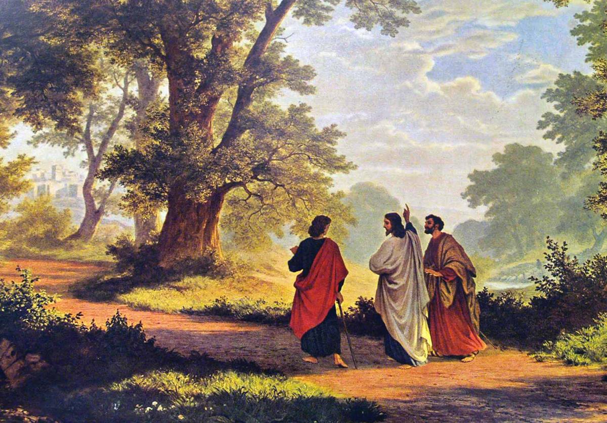Jesus calls Andrew, Simon, Philip and Nathaniel