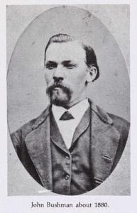 Portrait of John Bushman circa 1880